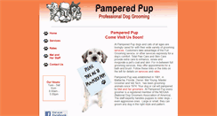 Desktop Screenshot of melspamperedpup.com